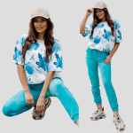 Naiste puuvillane veluurkomplekt Visenta