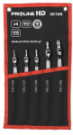 Torx liigendv&otilde;tmete komplekt 5tk HRC42-46 CrV6140 PR-36105 y