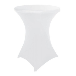 Elastne laudlina baarilauale, valge, 110&times;60