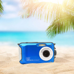 Digikaamera Aquapix W3027-M Wave Marine Blue digitaalne kaamera 5 miljonit pikslit merev&auml;e sinine veekindel