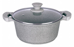 Pott klaasist kaanega Amberr, 6,5 l