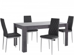 S&ouml;&ouml;gitoam&ouml;&ouml;bli komplekt Notio Living Lori 160/Barak, tumehall/must