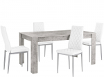 S&ouml;&ouml;gitoam&ouml;&ouml;bli komplekt Notio Living Lori 160/Barak, hall/valge