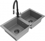 Graniidist k&ouml;&ouml;givalamu Mexen Mario koos segisti ja sifooniga, Grey+Black