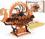 3D puidust mehaaniline konstruktor Viking Dragon Ship