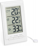 Suomen L&auml;mp&ouml;mittari niiskus- ja termomeeter 3063 Humidity and Thermometer, valge