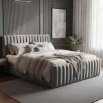 Voodi POSH + Madrats SAPNAS 2 XL|180x200|Hall #15|Veluur