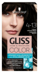 Juuksev&auml;rv Schwarzkopf Gliss Color 4-13 Dark Cool Brown