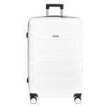 Ratastega reisikohver keskmise pol&uuml;karbonaadist t&uuml;drukule 63L