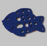 SEALSKIN FISH libisemiskindlad kaunistused, sinine