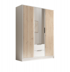 Kapp ADRK Furniture Neri 150, valge/liiva v&auml;rvi