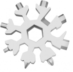 Snowflake Multi-Tool 18 in 1 Snowflake Kruvikeeraja K&otilde;ikv&otilde;imas t&ouml;&ouml;riist Kaasaskantav roostevabast terasest pudeliavaja J&otilde;ulukingitus igap&auml;evaseks reisimiseks Telkimise seiklust&ouml;&ouml;riistad (h&otilde;be)