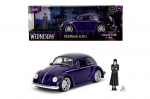 Miniatuurs&otilde;iduk - JADA - Volkswagen Beetle - Nukufigur Wednesday Addams - Skaala 1:24 - Avatavad uksed