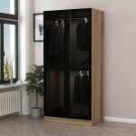 Riidekapp Asir Kale Glass Dark 210, hall