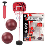 Korvpalli komplekt lastele reguleeritav mini 175cm korvpump 2x pall