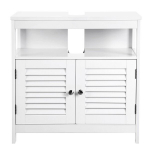 Eraldiseisev vannitoa valamukapp Songmics 60 cm, valge