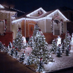 J&otilde;ulutuled k&uuml;lm valge 100 LED vilkuva funktsiooniga