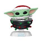 Funko Pop! Star Wars - Grogu with Santa Hat in Pram #746