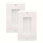 2tk Harja Seina Kate, &Uuml;hegang Seina Kate Kaableile, Juhtme Kate Seinale Paigaldatavale Televiisorile, Valge.