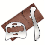 Terasest Gua Sha massaaži komplekt
