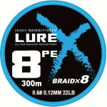 300m/328yd 8 Kiudu Punutud Kalap&uuml;&uuml;gijoon, Kulumiskindel Tugev Nailon., 8BRAID*300M*0,12MM