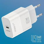 45W USB C Seinalaadija, Kiirlaadija Adapter.