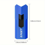 USB pulk EAGET USB3.2 V&auml;lkm&auml;luseade - K&otilde;rgl&auml;bilaskega Andmesalvestus 32GB 64GB 128GB, Mėlyna