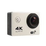 Digikaamera Valge 4K tegevuskaamera Ultra HD veealune m&auml;rulikaamera, 900 mAh aku, 30 M veekindel &uuml;mbris, 30 kaadrit sekundis, 170&deg; lainurk, WiFi m&auml;lukaart puudub