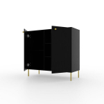 Kummut Furniture Tili 2D 3P, must