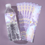 Kleebised liblikas, 10 tk, Violetinė