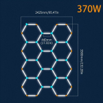 1tk Garaaži Valgusti Kuusnurk LED Lamp, Suure Tõhususega Kenyja LED Valgusti. , HC-3424-440