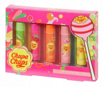 CHUPA CHUPS 5 x LASTELE MOISTURISING suupalsam Erinevad puuviljalised maitsed 5