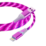 MFi Sertifitseeritud USB-A iOS Kiirlaadimiskaabel 2,4A, Rožinis