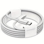 USB-C kaabel 240W Apple kiirlaadimiseks, 100cm/200cm, 1vnt/baltas