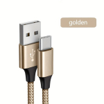 L&auml;ikiv USB-C &uuml;likiire laadimiskaabel PD66W MacBook, iPad, Samsung jaoks, Auksinis