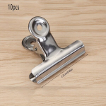 10tk Roostevabast Terasest Bulldog Klipid, Mitmeotstarbelised Klipid, 22 mm