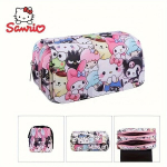 Sanrio Kuromi Suur Maht Pinal - Vastupidav Oxford Kangas, Stiilne Igap&auml;evane Kontoritarvikute Korraldaja, G6682-2
