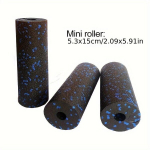 Mini Joogarull, Fitnessi Lihase Massaažirull, Kaasaskantav Treeningrull Lihaste L&otilde;dvestamiseks, 5,3*15cm Mini Shaft Black Blue
