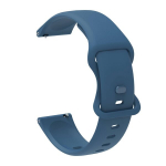 22mm 20mm silikoonrihm Samsung Galaxy Watch jaoks, asendusrihm Huawei/Amazfit/Garmin/Xiaomi/Realme tarvikud, Roko mėlyna