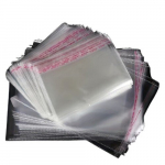 100tk Isekleepuv Plastikust Kotid - Ehete, Maskide jms jaoks!, 28*38CM 100vnt