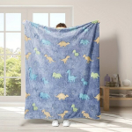 Musta Helendav Dinosaurus Tekk Poisid T&uuml;drukud Kingitus., 70cm*100cm