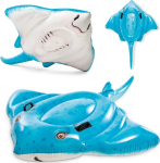 Manta ray is inflatable float to ride INTEX - 2 grip handles