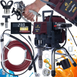 V&auml;rviprits Zenthril Charlie &ndash; Harjadeta mootor, Elektrooniline r&otilde;huregulatsioon, 2500W 25MPa 3.5L/min