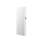Riputuskapp, SONGMICS riputatav ehtekapp, 37,5x9,7x108 cm, valge.