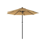 P&auml;ikesevari, SONGMICS, 270 cm, Taupe.