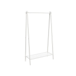 Riidepuu, SONGMICS, 92,5 x 33,5 x 153 cm, Matt-must, Valge.