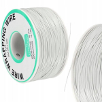 Juhe Kynar AWG 0.25mm &ndash; Valge isolatsioon, Sobib elektroonikale, Pikkus 200 m
