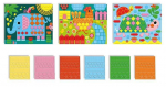 Mosaic Animalsi loominguline komplekt Janod, 240tk