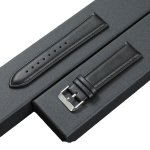 1tk Ehtne Nahk Lehmarihm Samsungile, Huaweile, Casiole, Seikole, ASUSle, Fitbitle, Noisele. variant-101607, Juoda