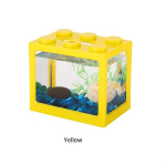 Kvaliteetne Plastikust Mini Akvaarium Kaladele, Geltona